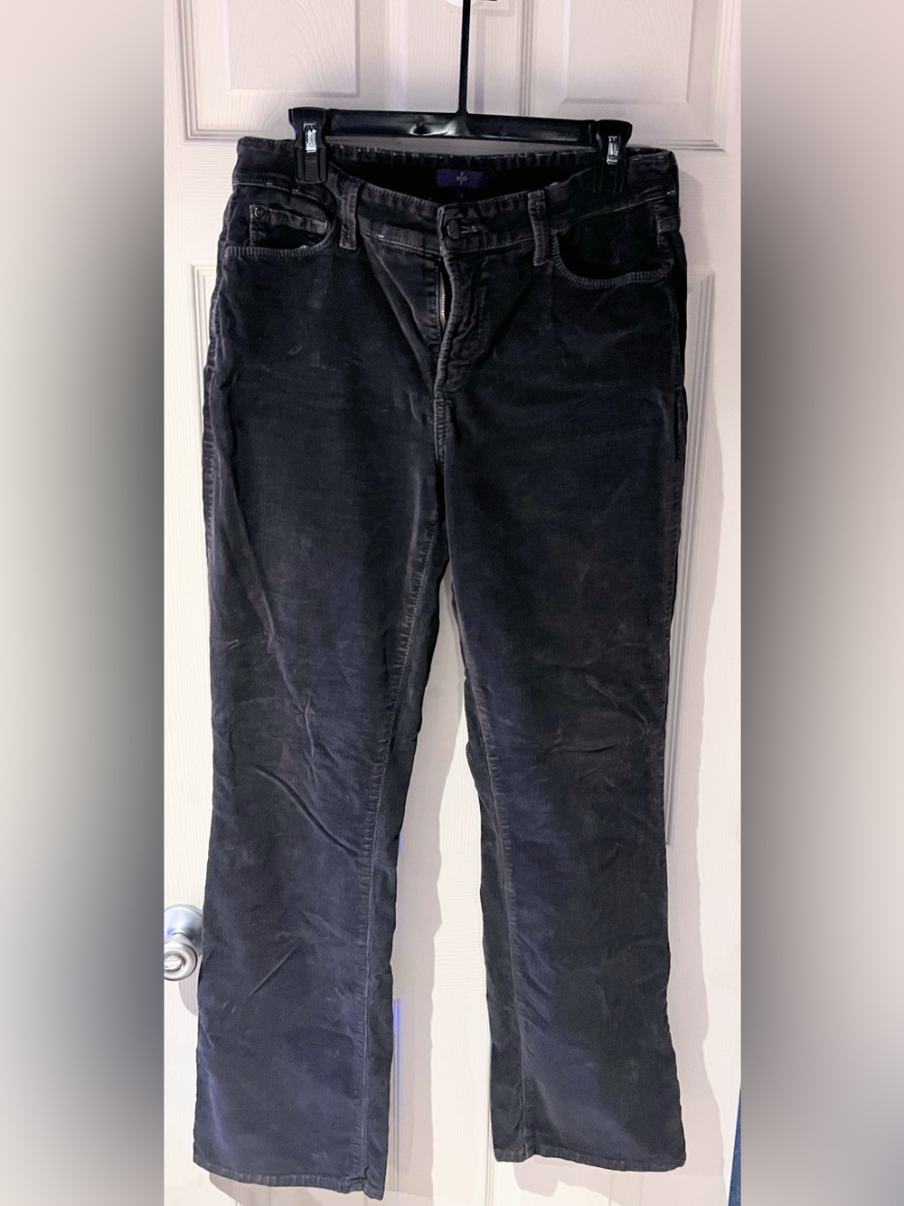 NYDJ Women’s Black Bootcut Corduroy Jeans Size 12